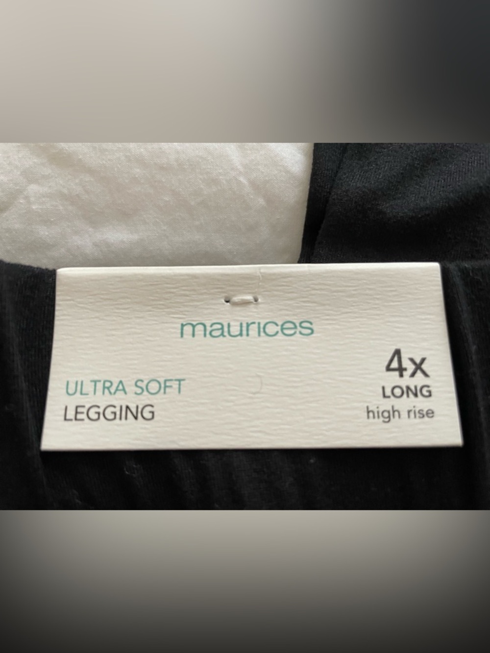 Maurice's Ultra Soft Legging 4x Long High Rise - Black NWT